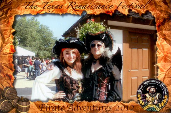 Pirate Weekend 2012 with my favorite 1st mate Nessie!